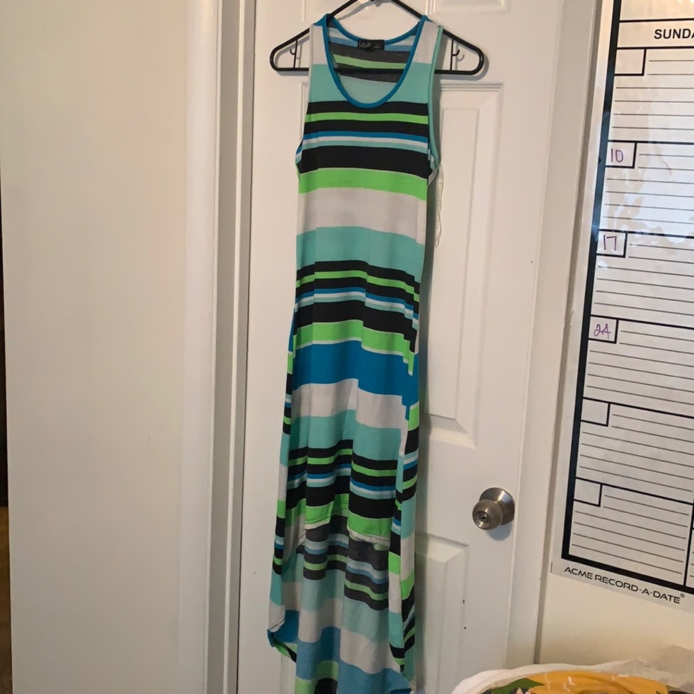 Striped maxi dress